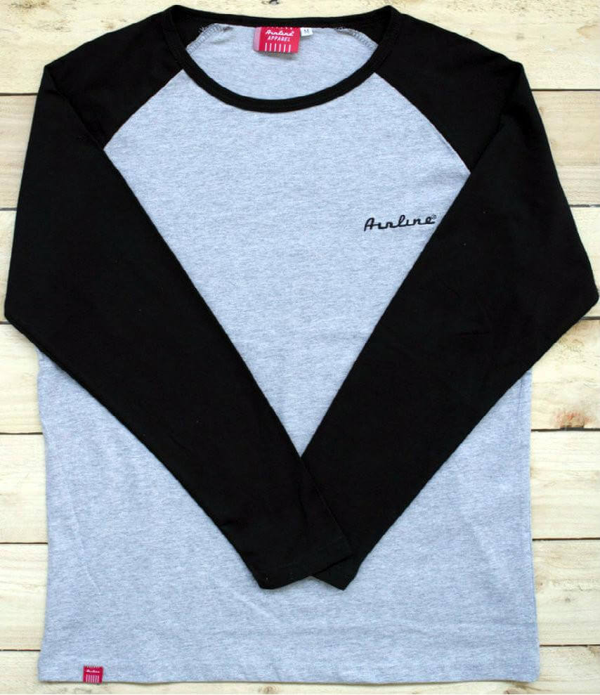 Custom Name Black White Pinstripe Red Black Raglan Sleeves