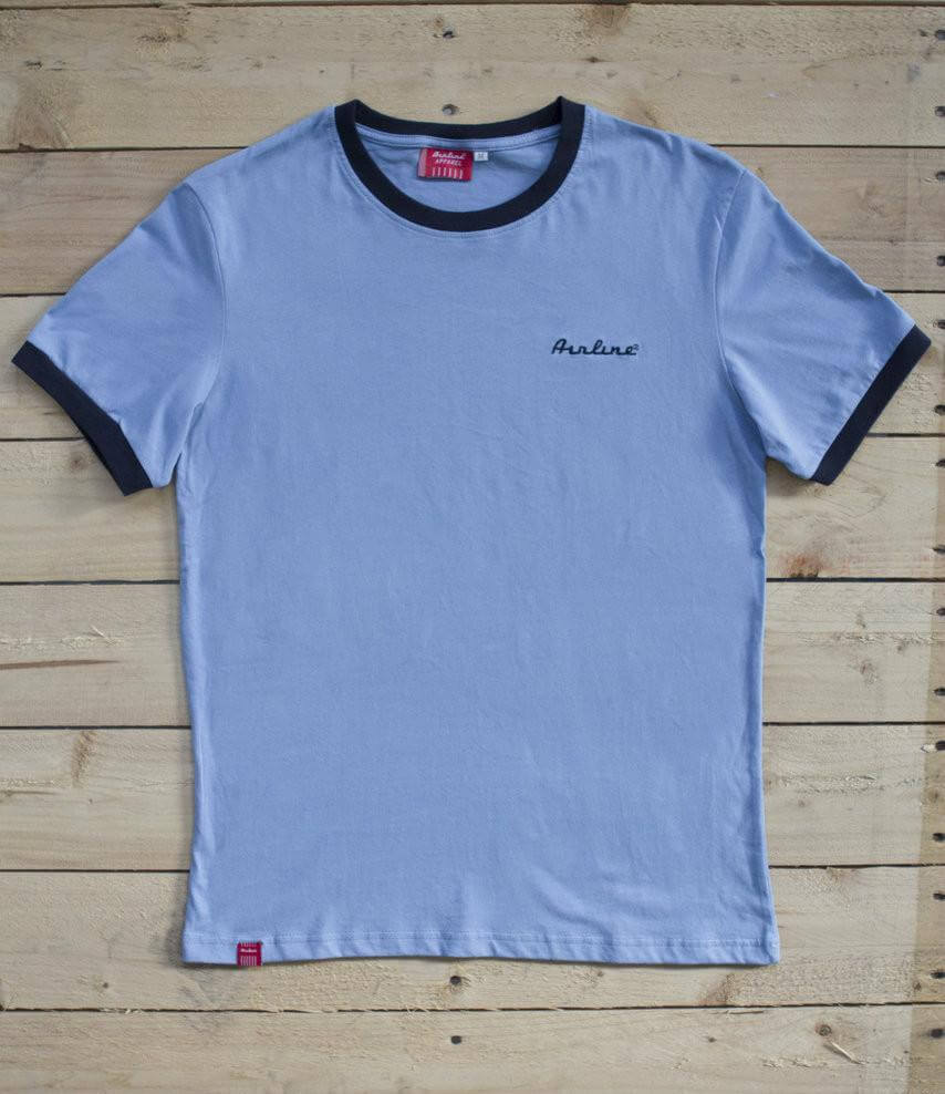 Eastwood Guitars Airline Ring T-Shirt Blue