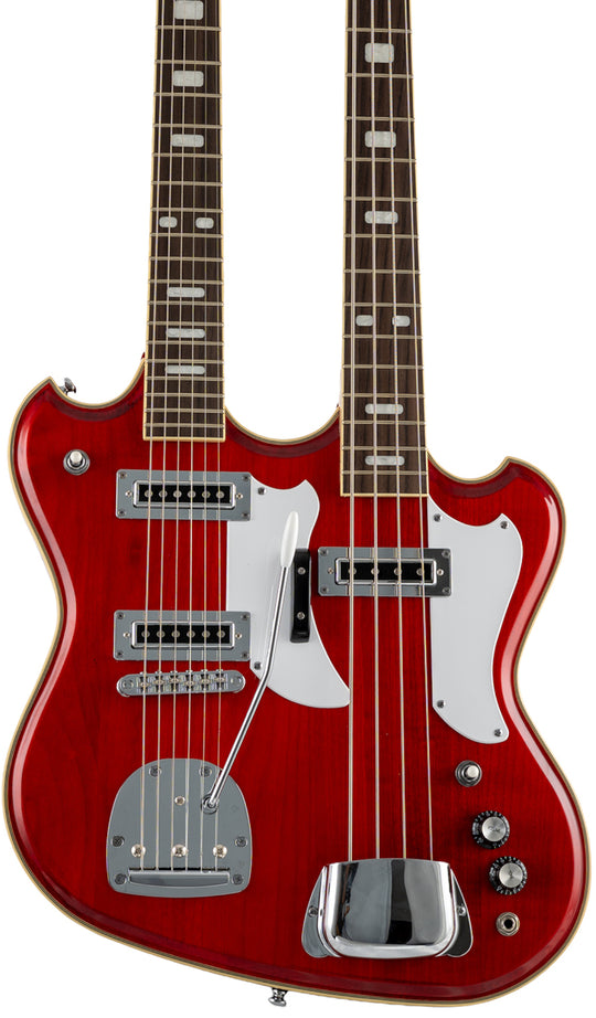 Eastwood Guitars Eastwood Doubleneck 4/6 Red #color_red