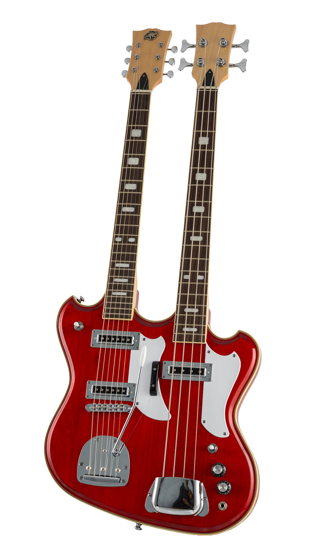 Eastwood Guitars Eastwood Doubleneck 4/6 Red #color_red