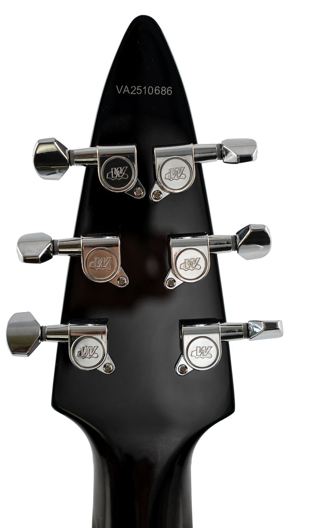 Backlund Super Vee Electric Guitar #color_black-creme