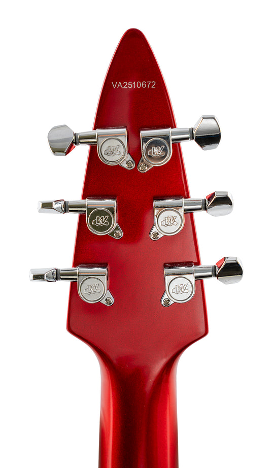 Backlund Super Vee Electric Guitar #color_red-creme