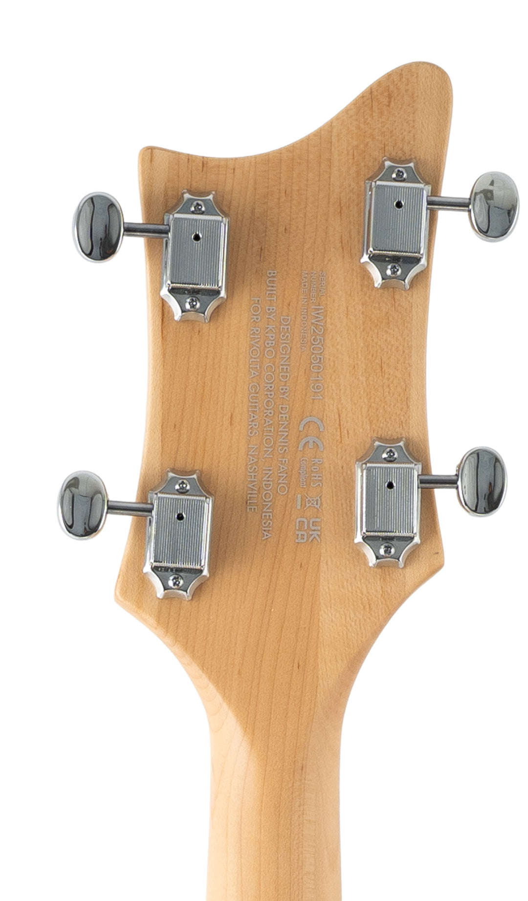 Rivolta Duocata Tenor Baritone Guitar #color_ambra-burst