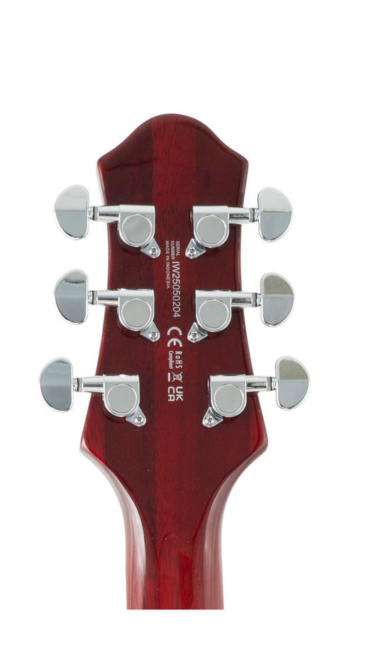 Eastwood Guitars Eastwood GP Black #color_flamed-cherry-sunburst