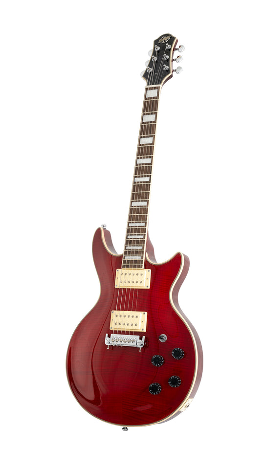 Eastwood Guitars Eastwood GP Black #color_dark-flamed-cherry