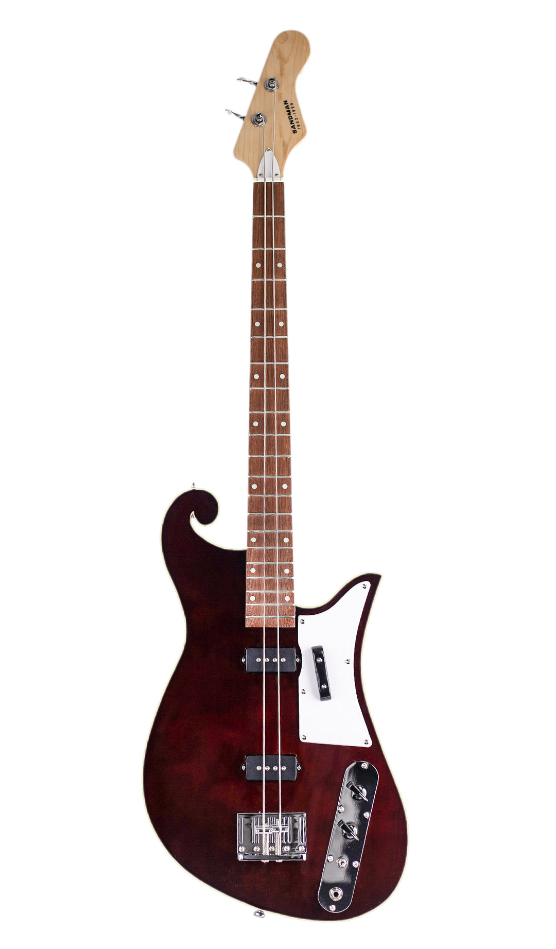 Eastwood Guitars "The Sandman" 2-String Bass #color_walnut