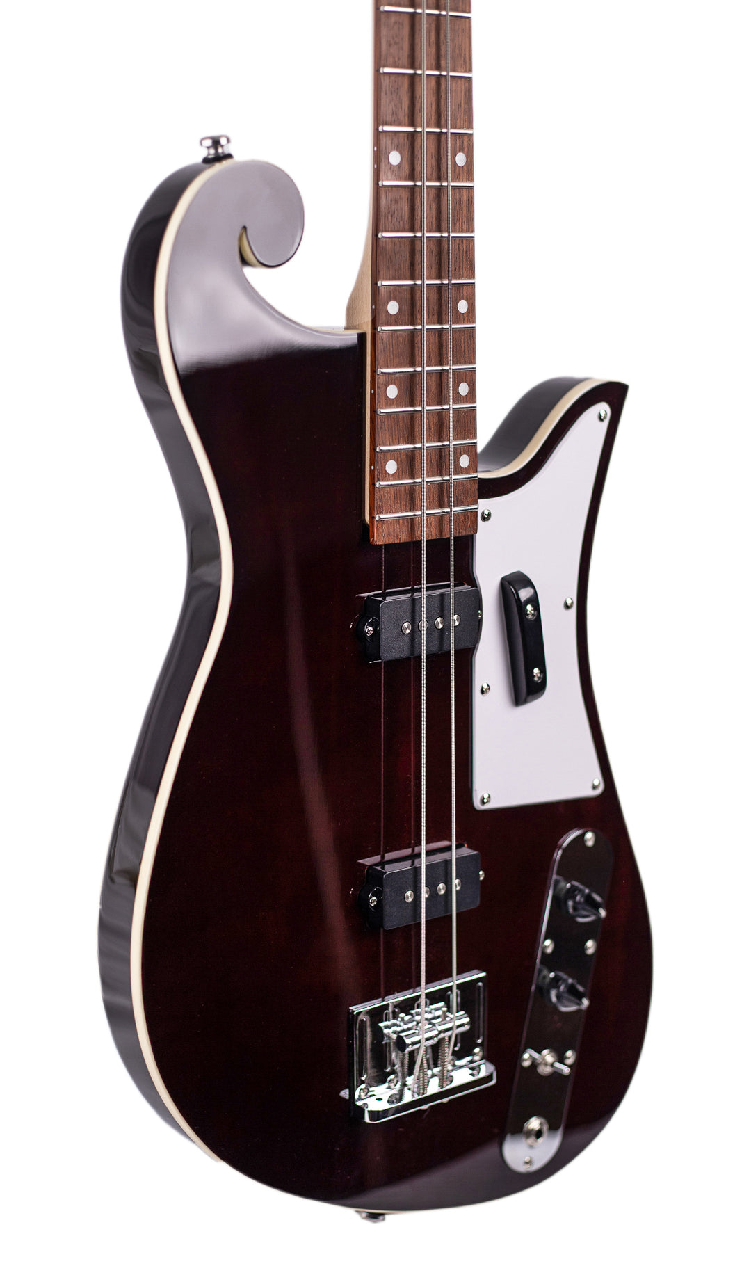 Eastwood Guitars "The Sandman" 2-String Bass #color_walnut