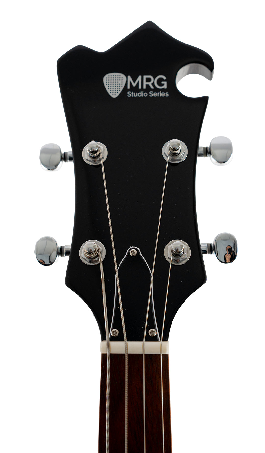 Eastwood MRG Cello Guitar #color_dark-mahogany-stain