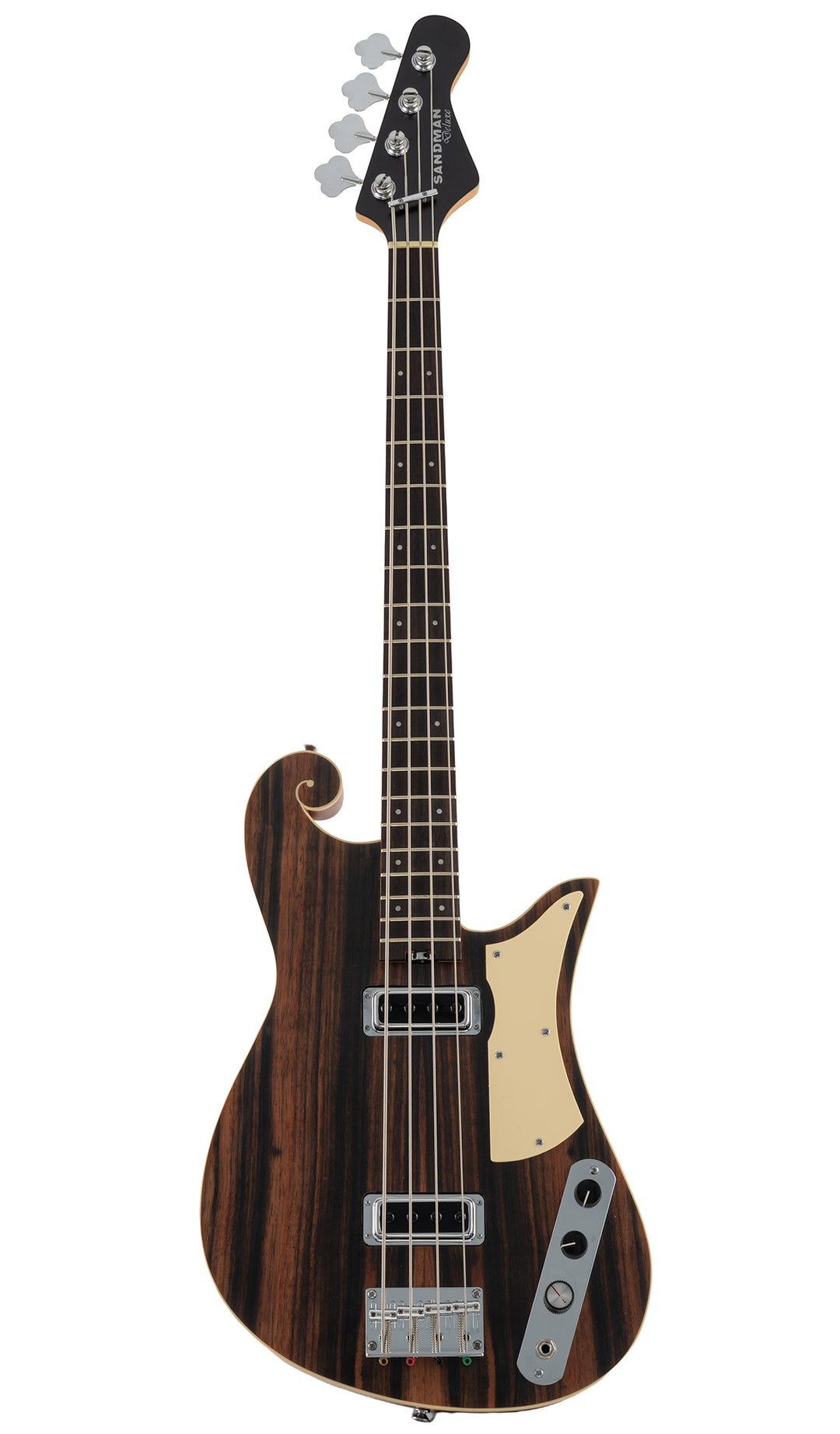 Eastwood "The Sandman" Deluxe 4-String Bass #color_satin-walnut-stain