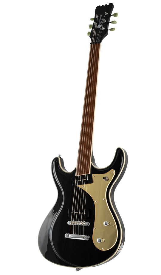 Eastwood Guitars Sidejack Baritone Fretless #color_black