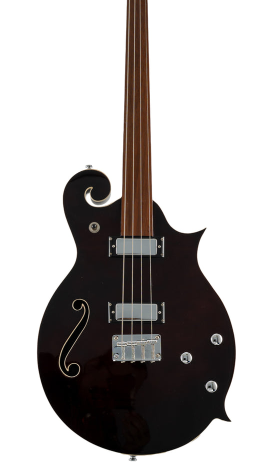 Eastwood MRG Cello Guitar #color_dark-mahogany-stain