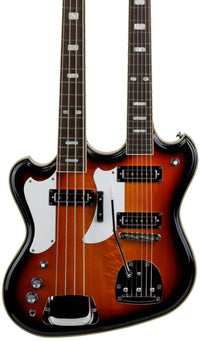 Eastwood Guitars Eastwood Doubleneck LH Sunburst #color_sunburst