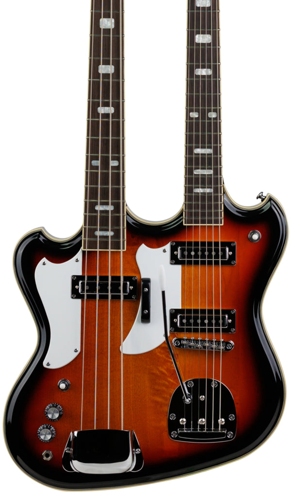 Double Neck ￼￼ guitar original ￼ Ibanez 2402 DX 1977 White Creme Guitar For Sale Hendrix Guitars