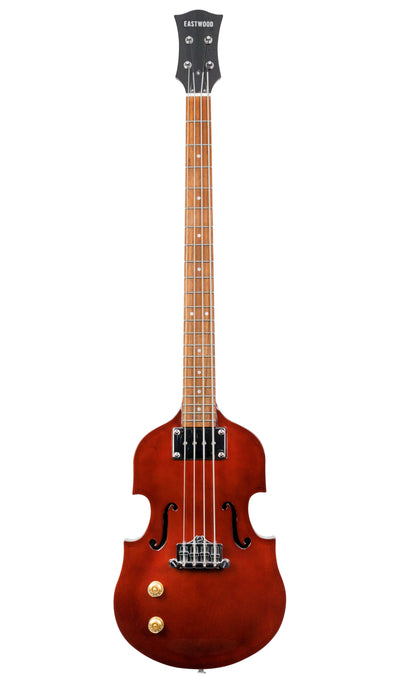 Eastwood Guitars EB 1 Bass Natural Mahogany Stain #color_natural-mahogany-stain