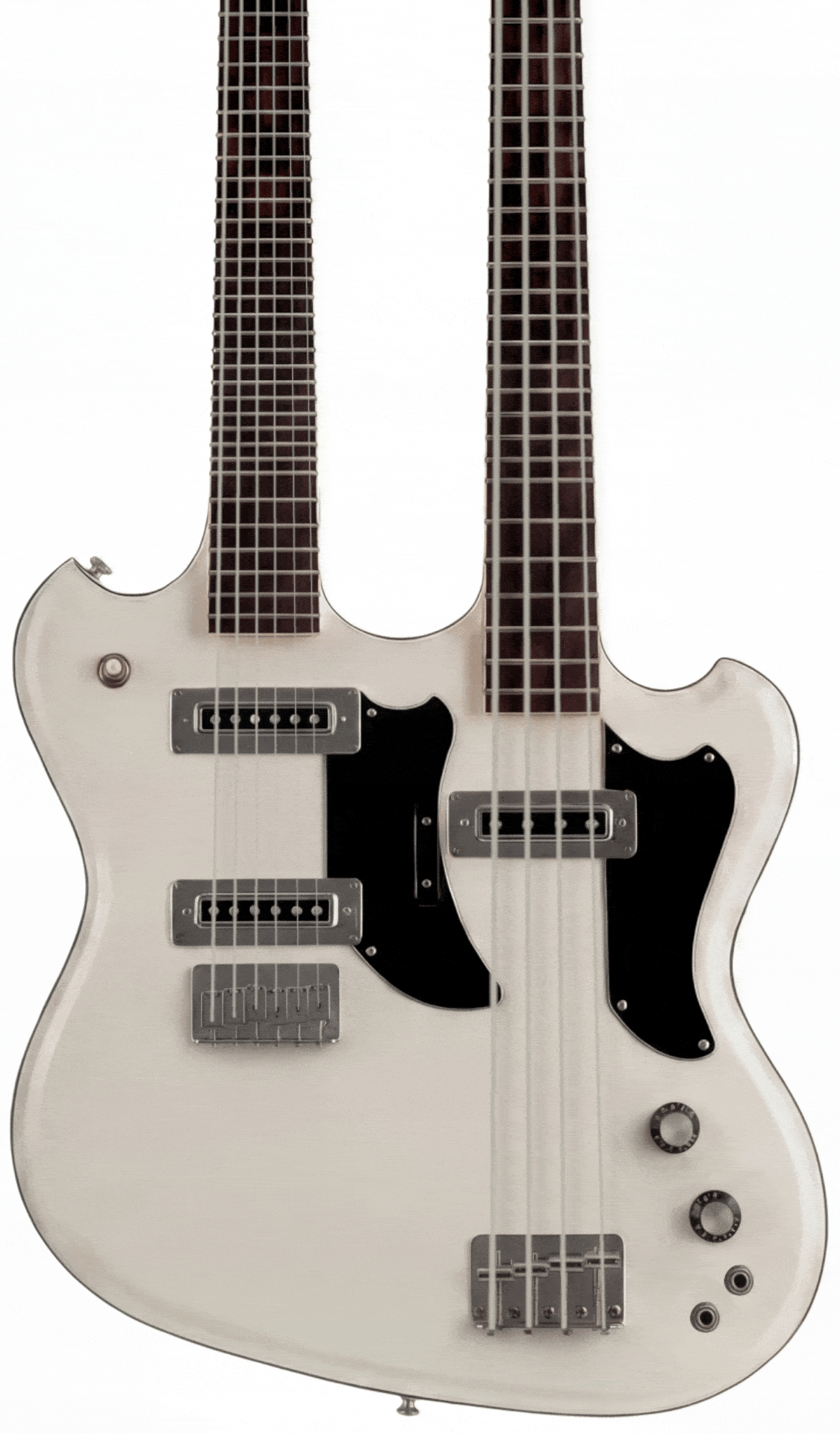 Eastwood trasforma il delirio microtonale degli Angine de Poitrine in una double-neck di serie (o quasi) Eastwood trasforma il delirio microtonale degli Angine de Poitrine in una double-neck di serie (o quasi)