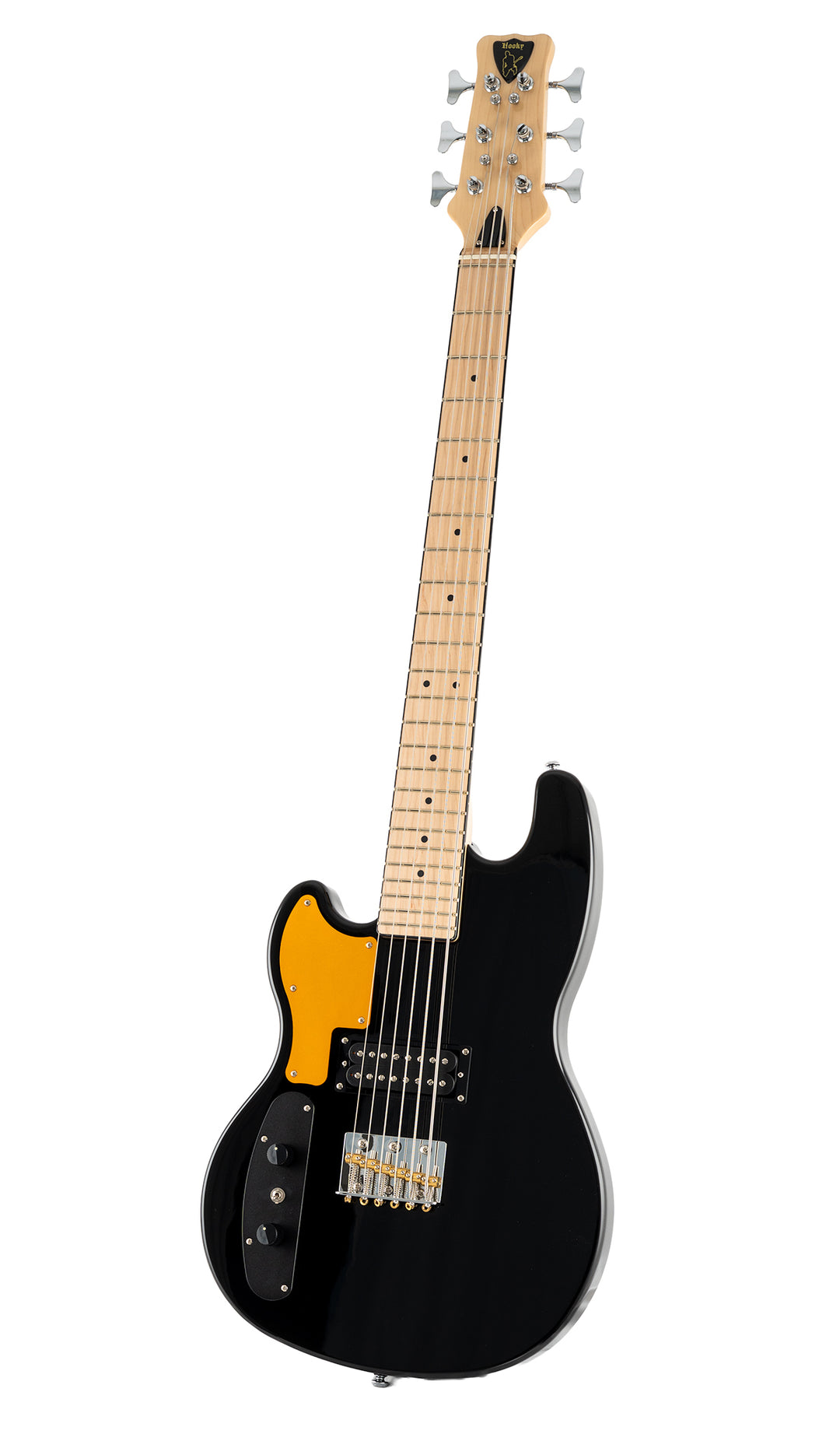 Eastwood Guitars Hooky Bass 6 PRO LH Black #color_black