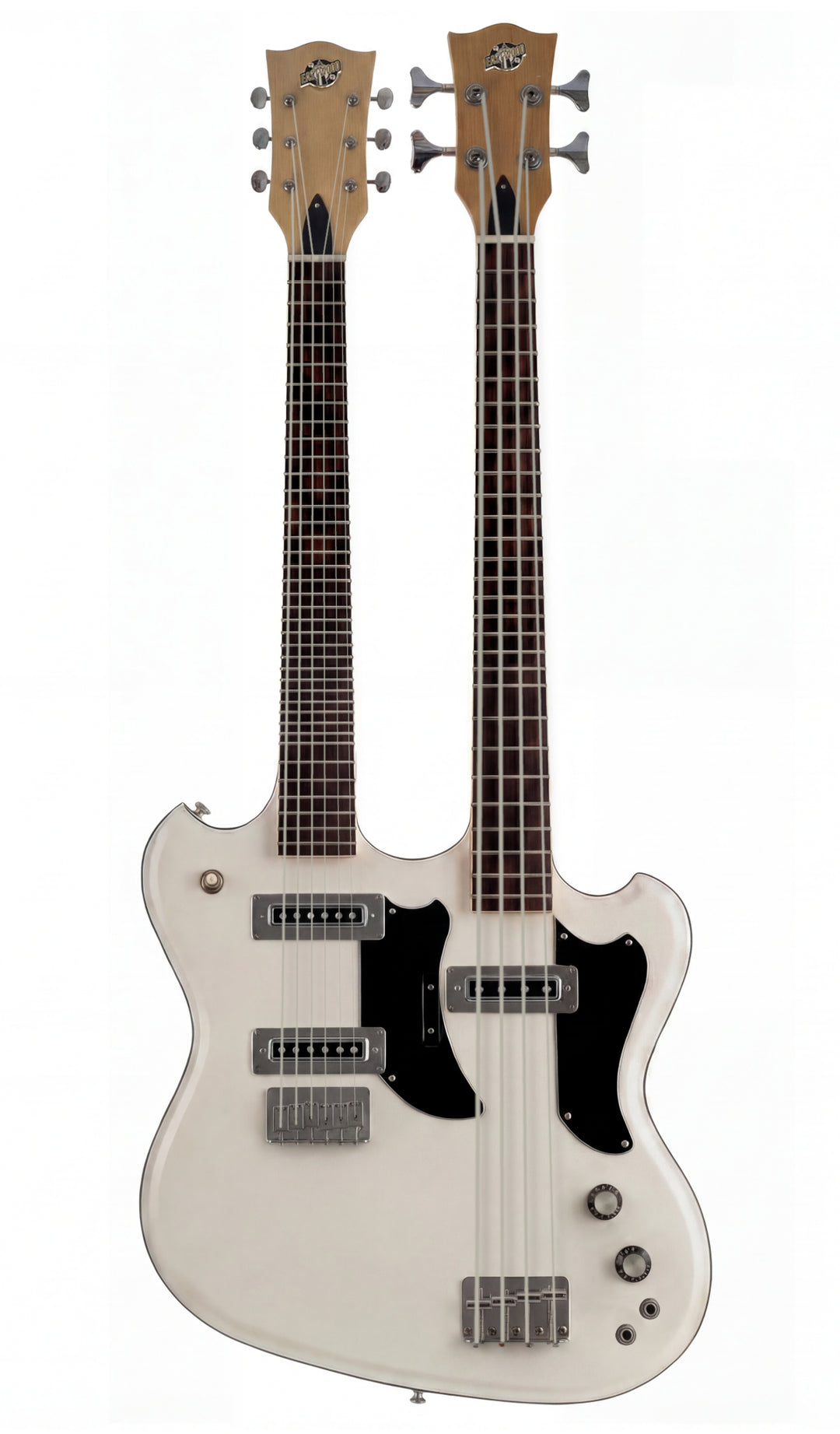 Eastwood Microtonal Doubleneck 4/6 #color_white