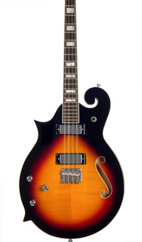 MRG Electric Octave Mando F-Style - Left-Handed #color_sunburst