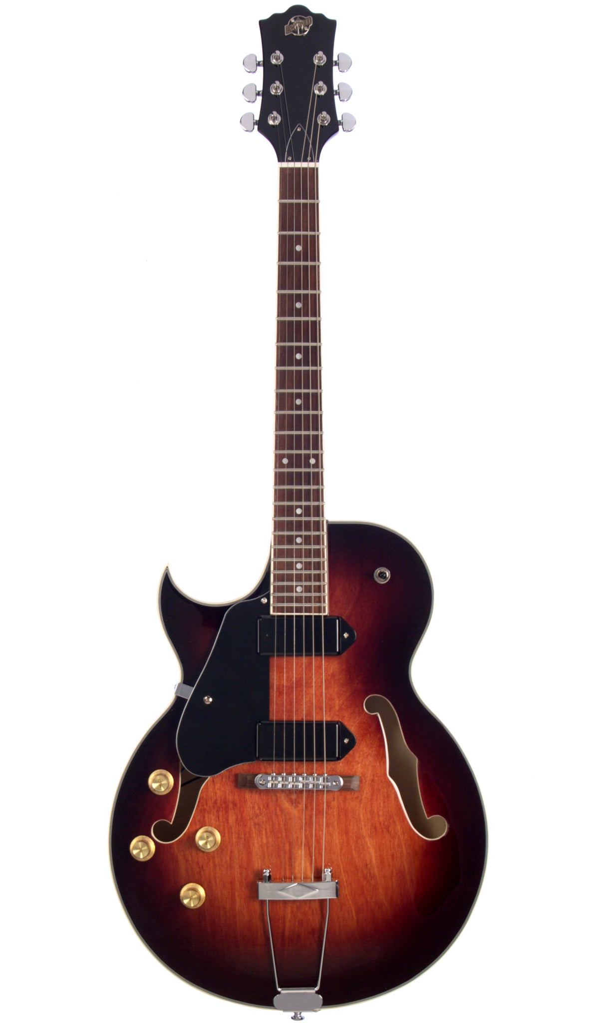 Eastwood EG-P90 Archtop Hollowbody Left-Hand Electric Guitar