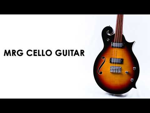 Eastwood MRG Cello Guitar #color_dark-mahogany-stain