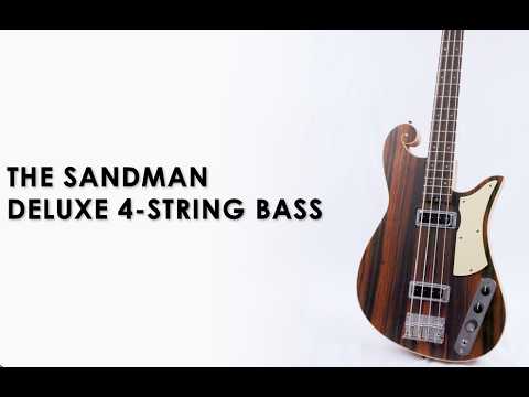 Eastwood "The Sandman" Deluxe 4-String Bass #color_satin-walnut-stain