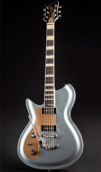 Eastwood Guitars Rivolta Combinata DLX Adriatic Blue Metallic #color_ice-blue-metallic