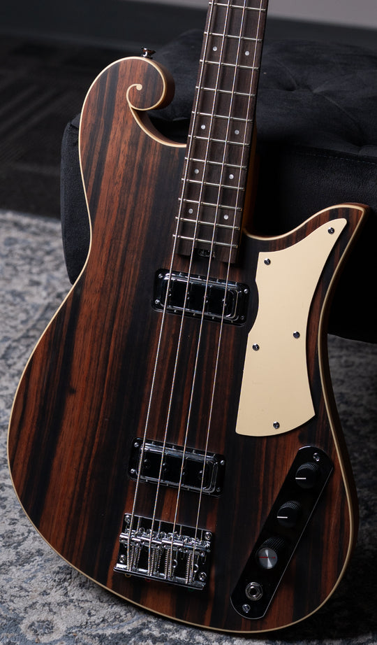 Eastwood "The Sandman" Deluxe 4-String Bass #color_satin-walnut-stain