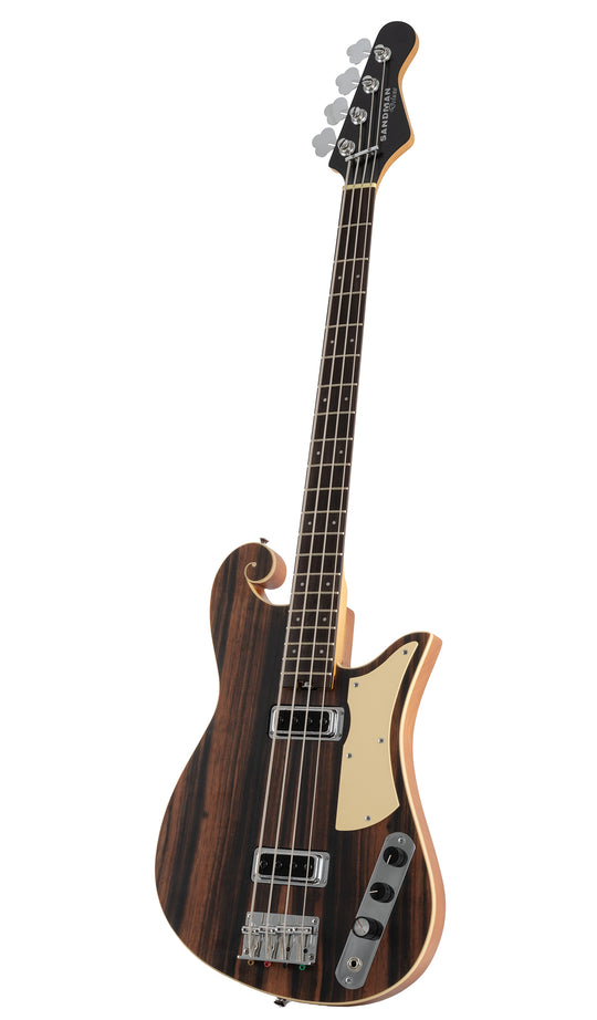 Eastwood "The Sandman" Deluxe 4-String Bass #color_satin-walnut-stain