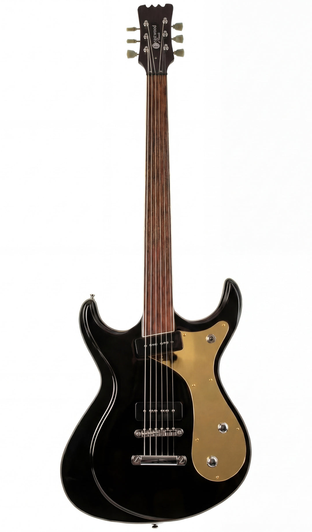 Eastwood Guitars Sidejack Baritone Fretless #color_black