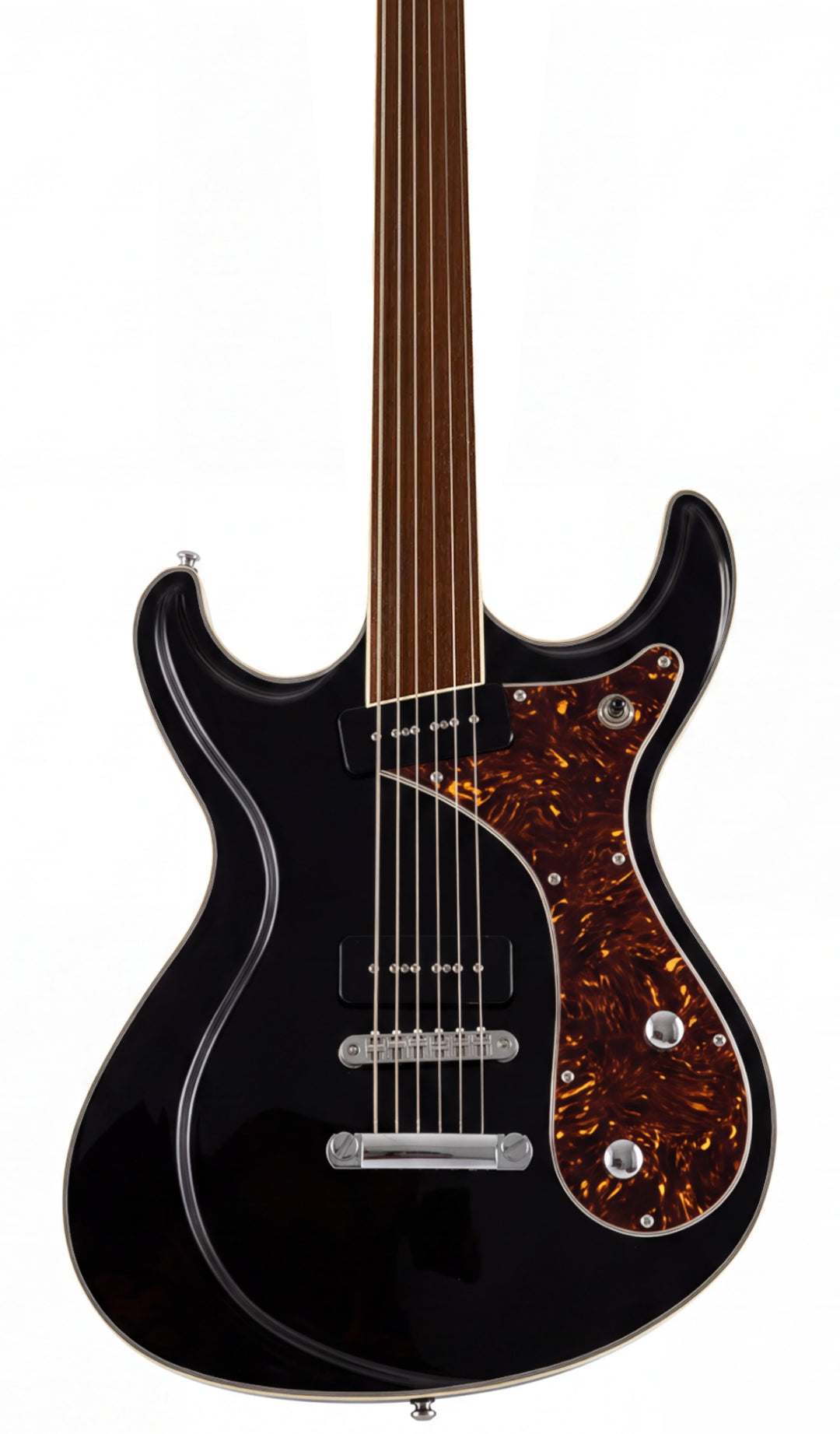 Eastwood Guitars Sidejack Baritone Fretless #color_black