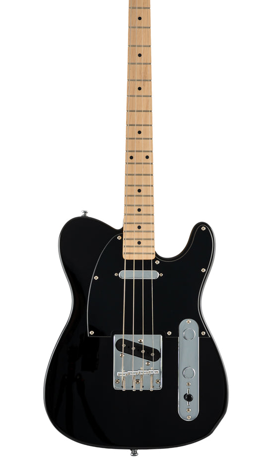 Eastwood Tenorcaster Baritone Electric Cello Guitar #color_black-on-black