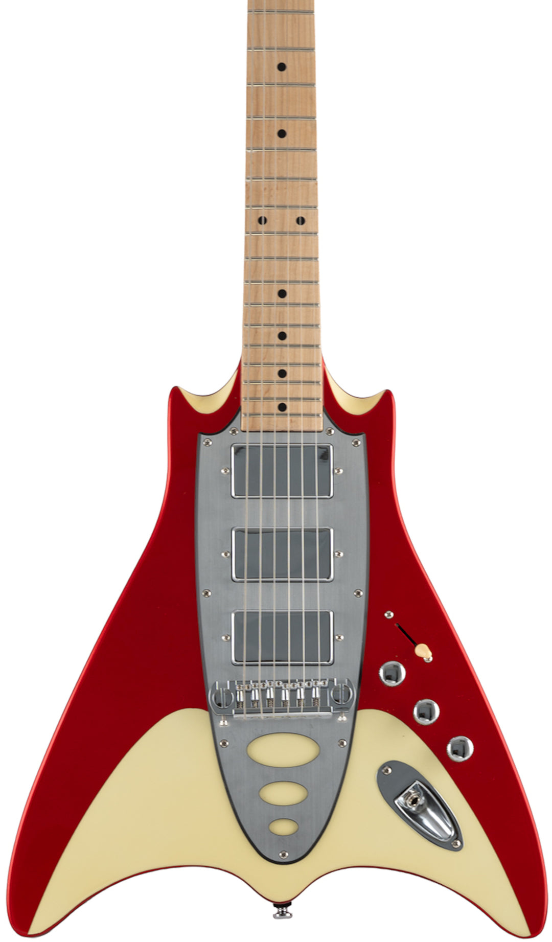 Backlund Super Vee Electric Guitar #color_red-creme