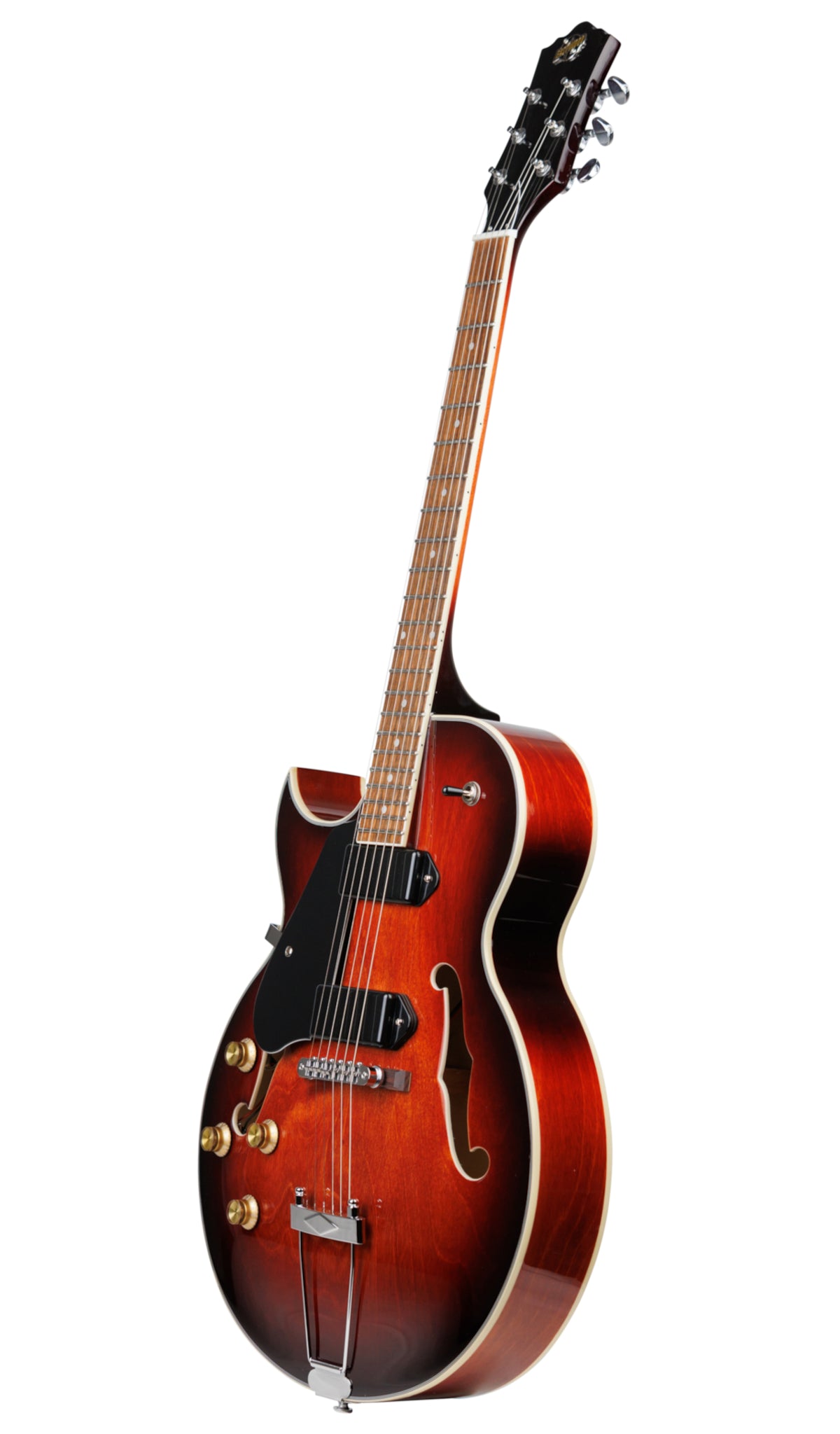 Eastwood EG-P90 Archtop Hollowbody Left-Hand Electric Guitar