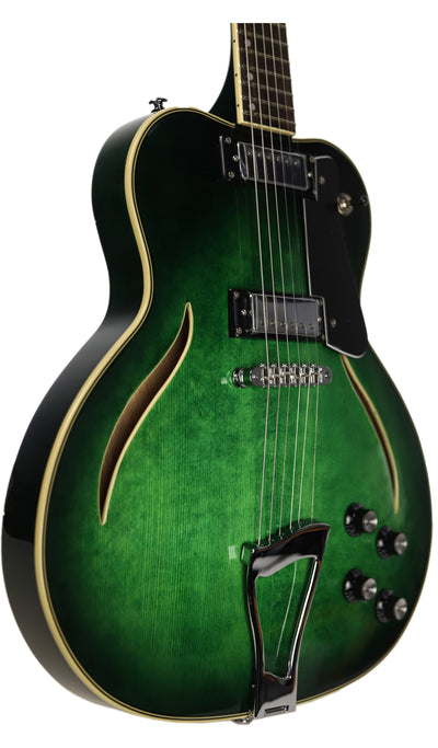 Eastwood Guitars Messenger Trans Green #color_trans-green