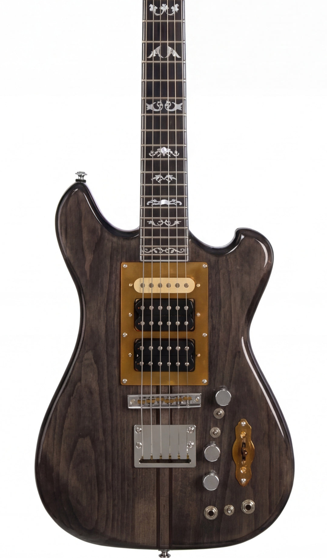 Eastwood Grey Wolf Electric Guitar #color_charcoal-stain