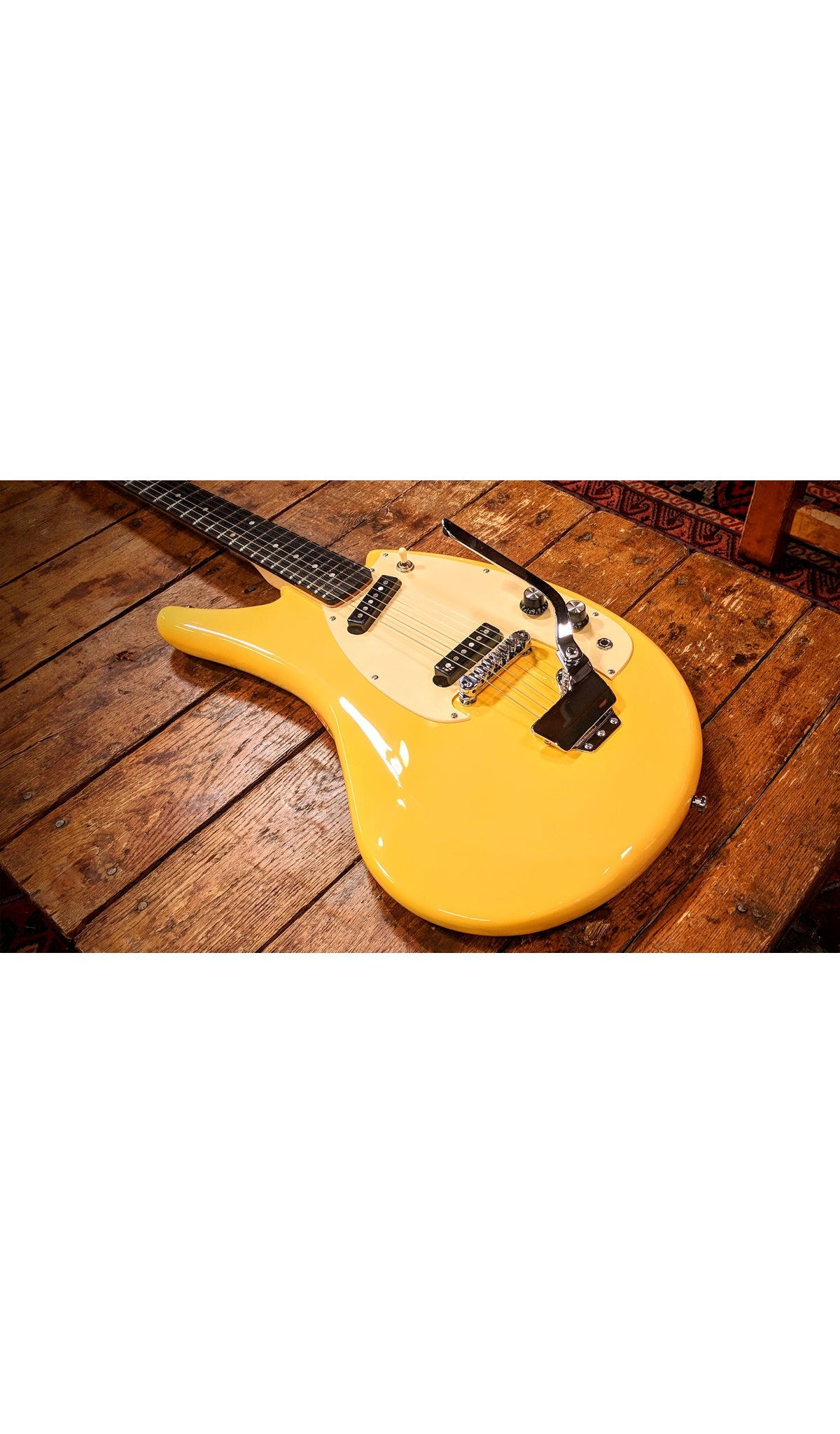 Eastwood Guitars SG2C Flying Banana Yellow #color_yellow