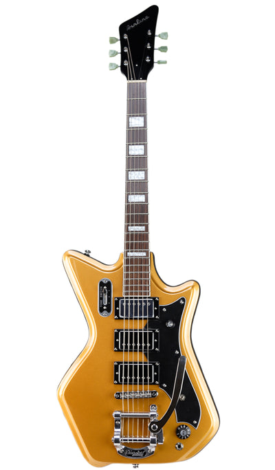 Eastwood Guitars Airline 593P Ripley Black #color_venetian-gold