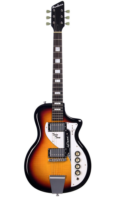Eastwood Guitars Airline Twin Tone The Duke Signature Sunburst #color_sunburst