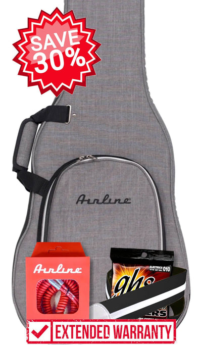 Airline Player's Pack Black Strap Red Cable