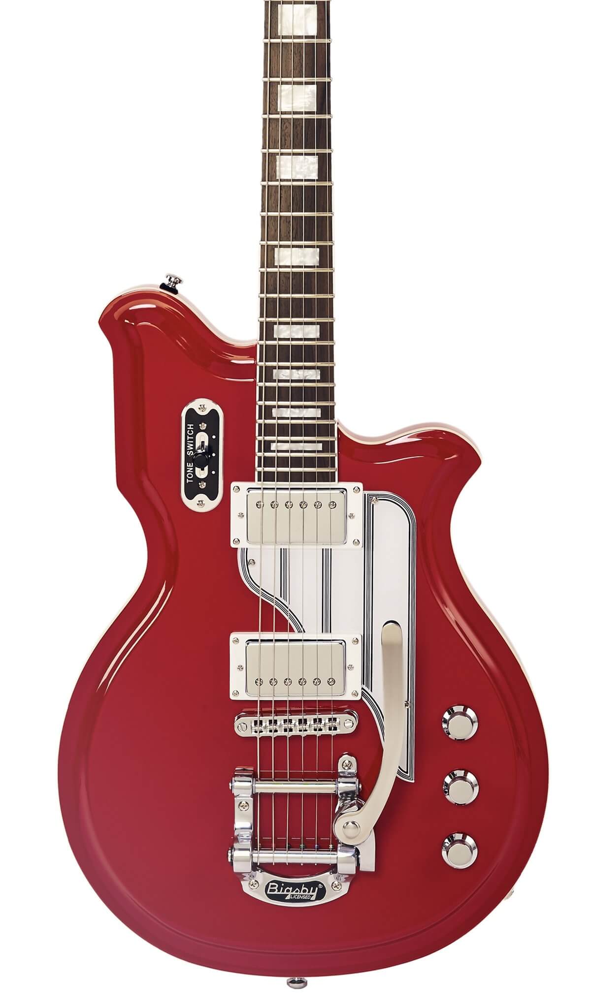 Eastwood Guitars Airline Map DLX Red #color_red