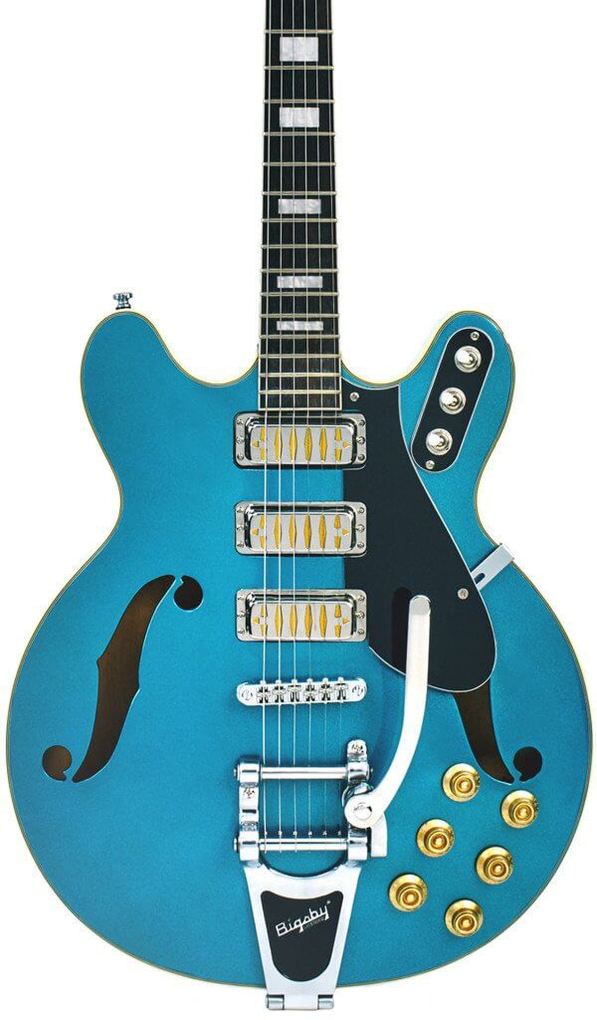 Eastwood Guitars Airline H78 Metallic Blue #color_metallic-blue
