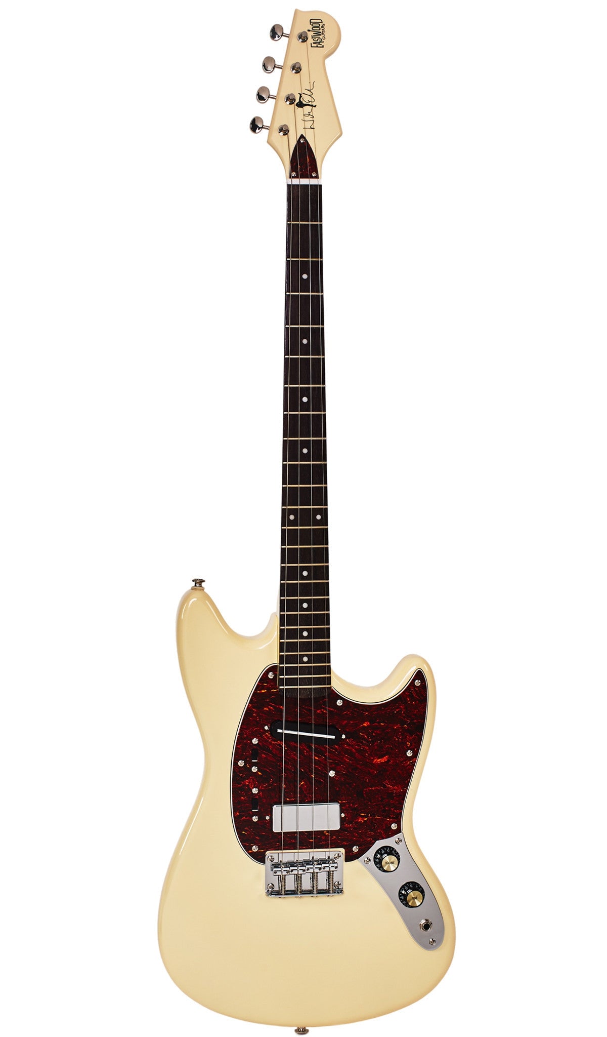 Eastwood Guitars Warren Ellis Tenor Baritone 2P Vintage Cream #color_vintage-cream