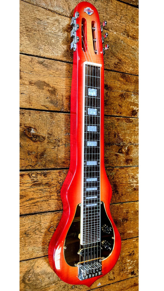 Eastwood Guitars Ricky Lap Steel Cherryburst Angled