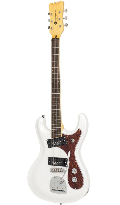 Eastwood Guitars Sidejack PRO DLX Pearl White #color_pearl-white