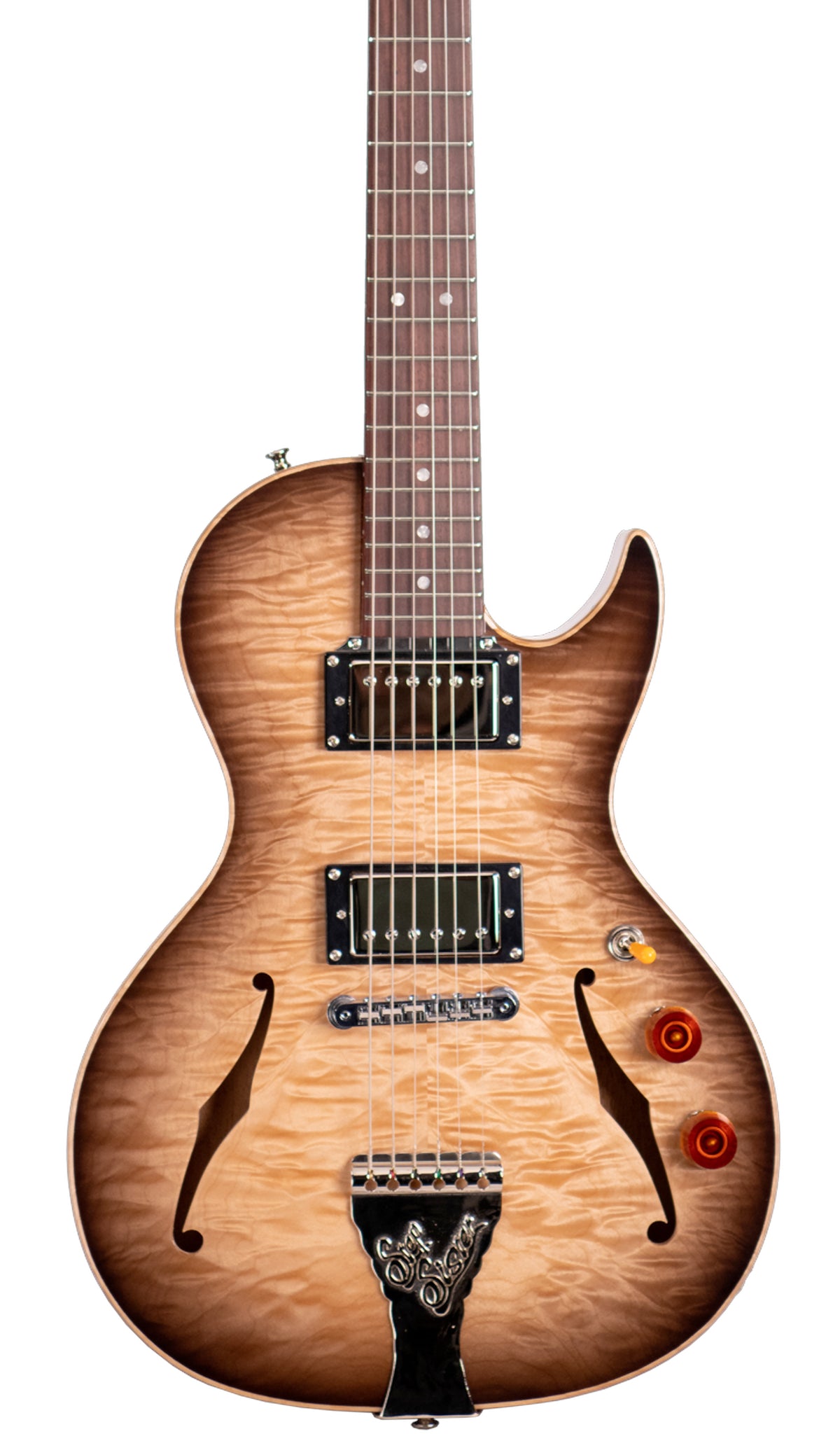 Step Sister Humbucker Quilted Maple #color_wolfburst
