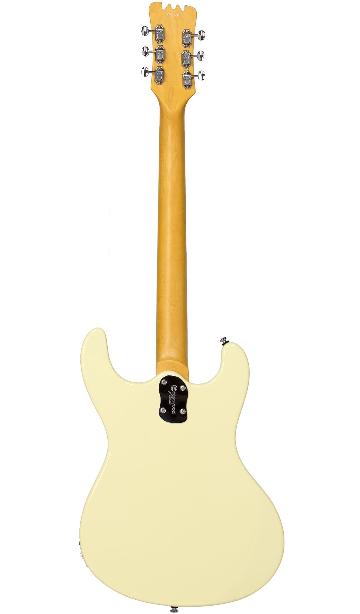 Eastwood Guitars Sidejack PRO DLX Vintage White #color_vintage-white