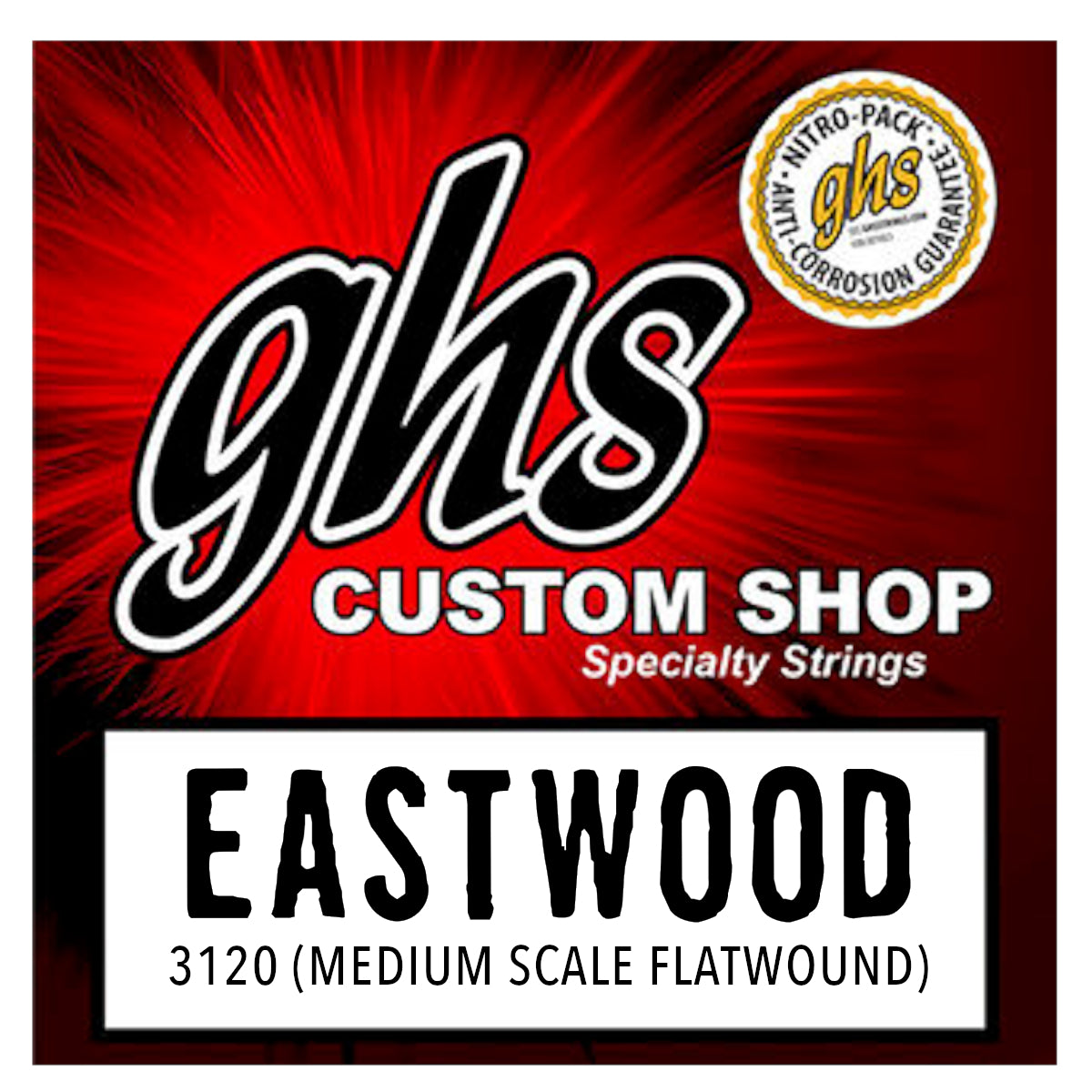 Eastwood/GHS Custom Strings - Bass (Flatwound)