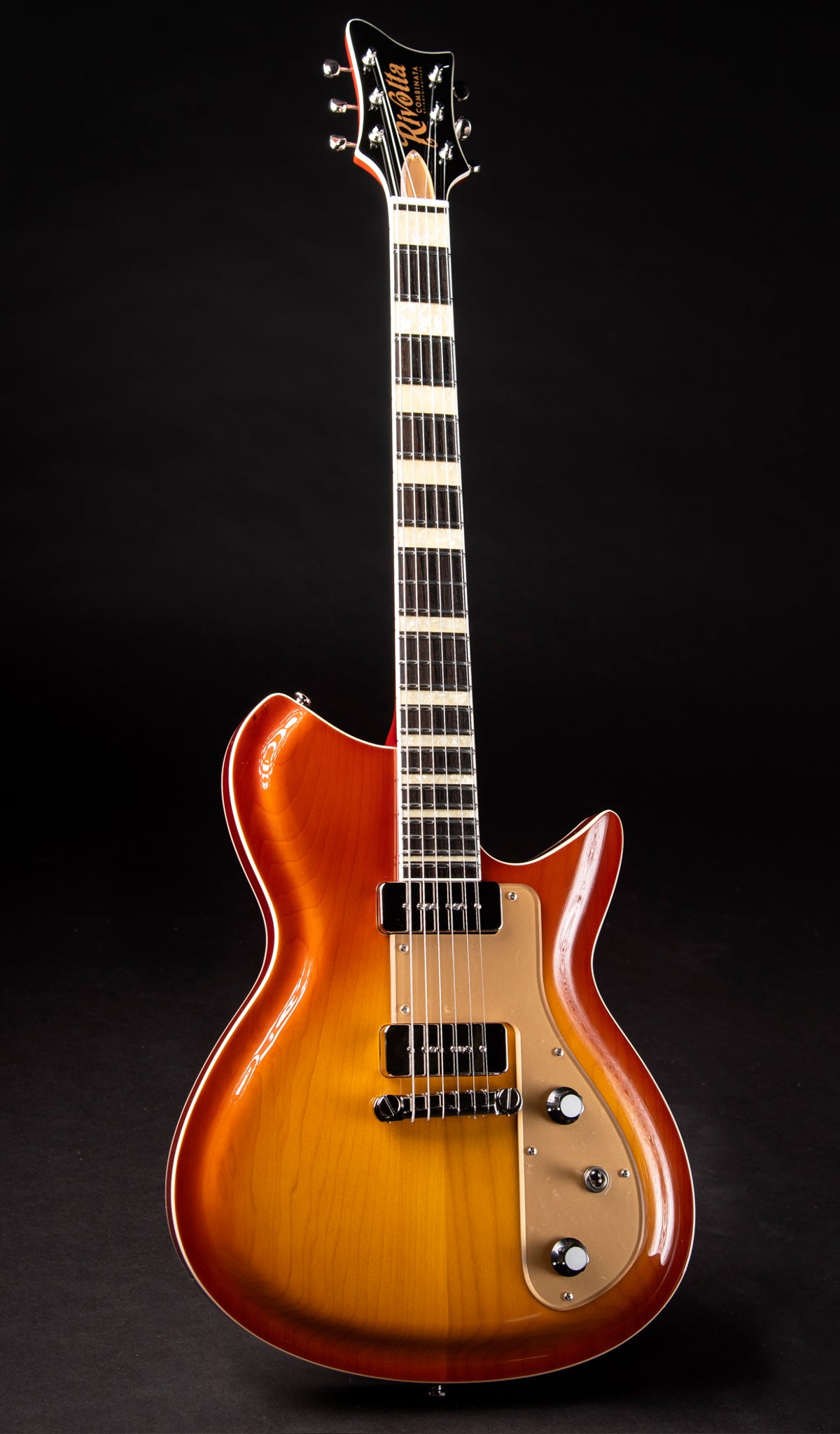 Eastwood Guitars Rivolta Combinata Autunno Burst #color_autunno-burst