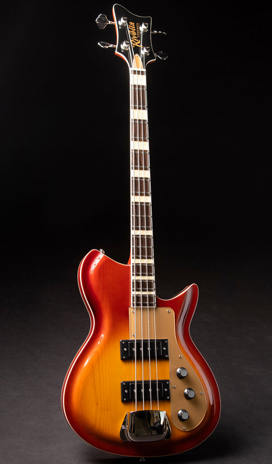 Eastwood Guitars Rivolta Combinata Bass VII Autunno Burst #color_autunno-burst