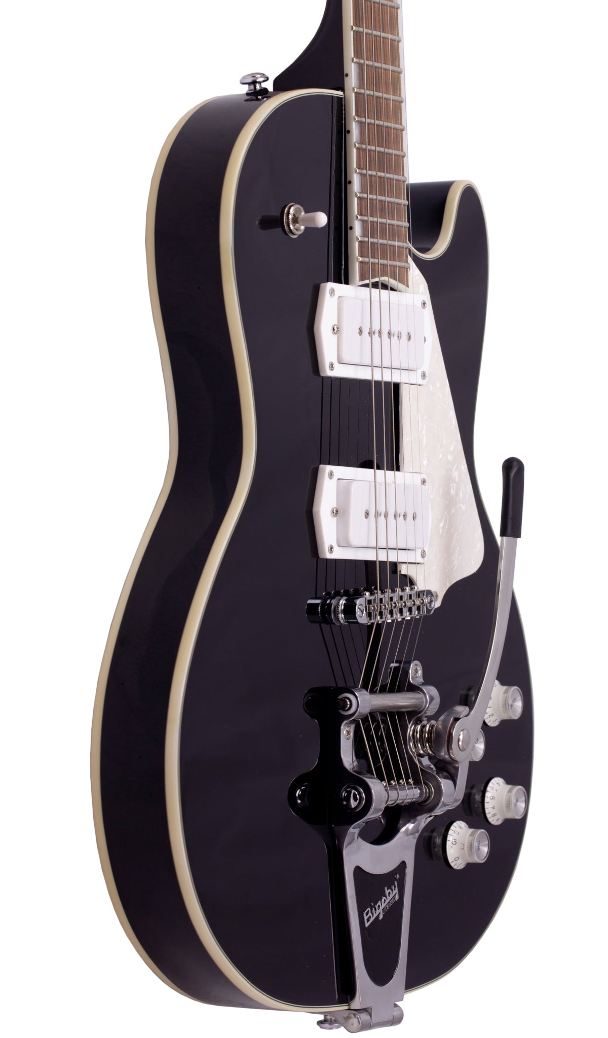 Eastwood Guitars Airline Mercury DLX Black #color_black